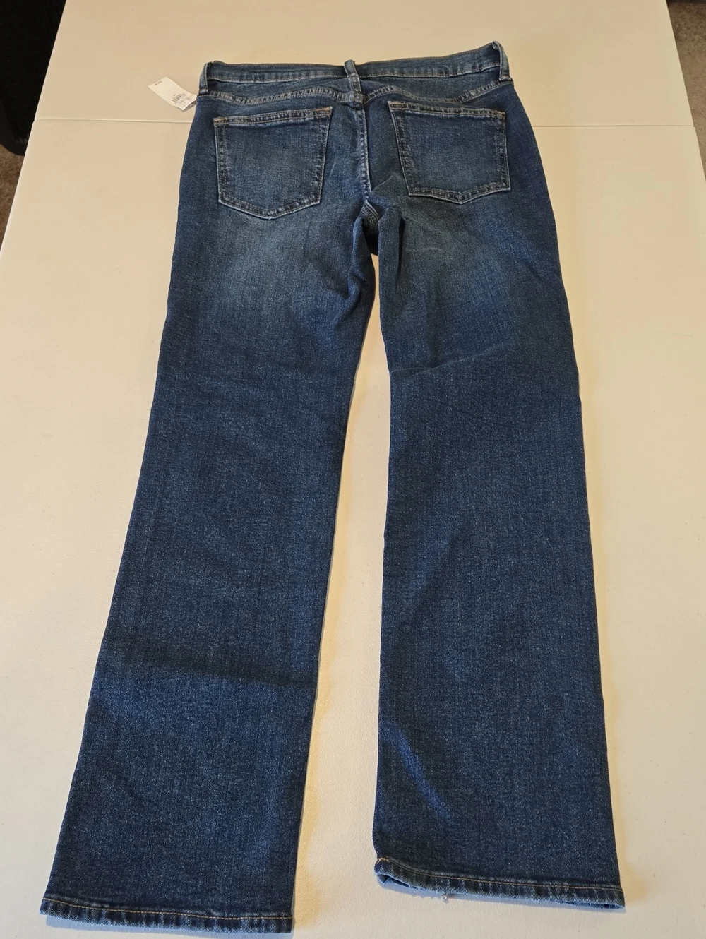 Old Navy Boy's Dark Blue Straight-Leg Jeans Size 14